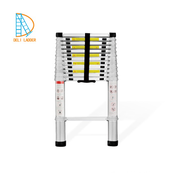 folding single step telescopic ladder 3.8m